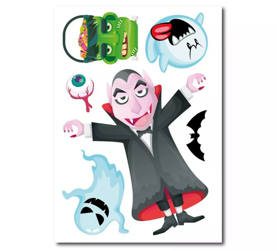Translation missing: fr.Pegatina de Vampiro Comic de vinilo de 20x30 cm