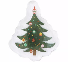 Autocollant LED en gel Sapin de Noël 10x15 cm