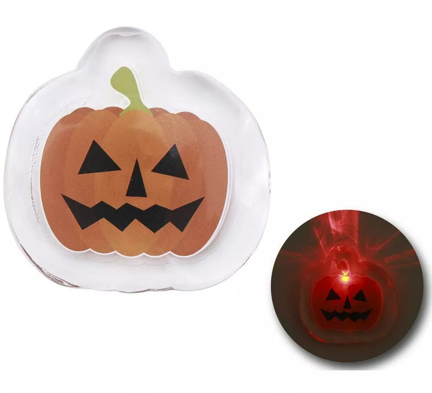 Pegatina Gel Led Calabaza de 10x15 cm