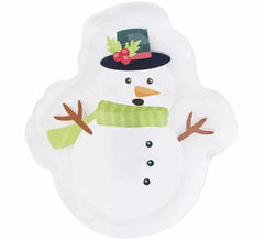 Autocollant LED en gel 10x15cm bonhomme de neige