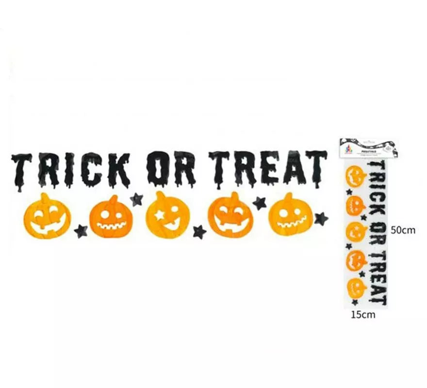 Translation missing: fr.Pegatina Gel Trick or Treat Calabazas