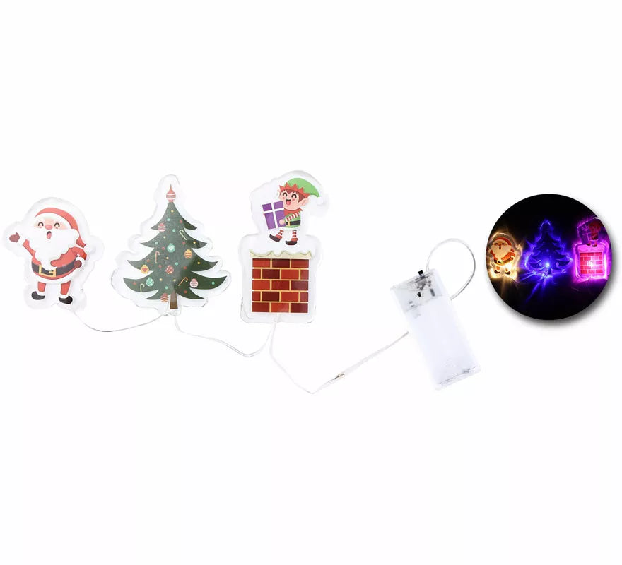 Translation missing: fr.Pegatinas Gel Led 3 Figuritas Chimenea de 15x30 cm