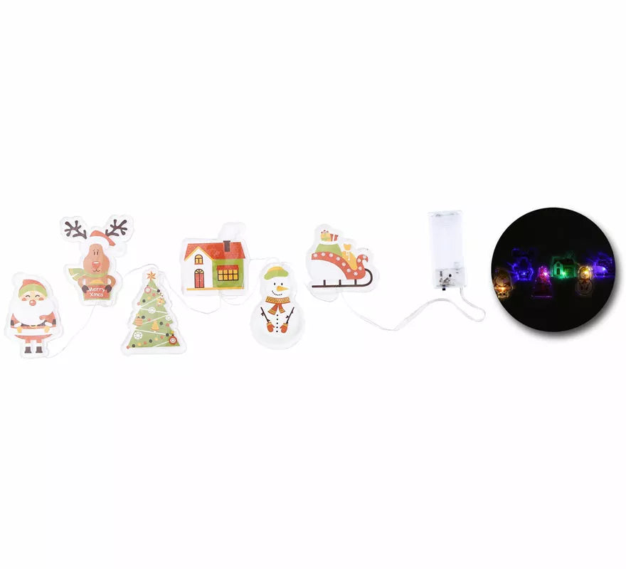 Translation missing: fr.Pegatinas Gel Led 6 Figuritas Navideñas de 15x35 cm