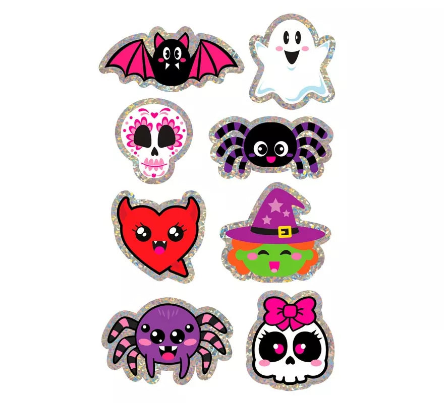Translation missing: fr.Pegatinas Surtidas Halloween Holográficas