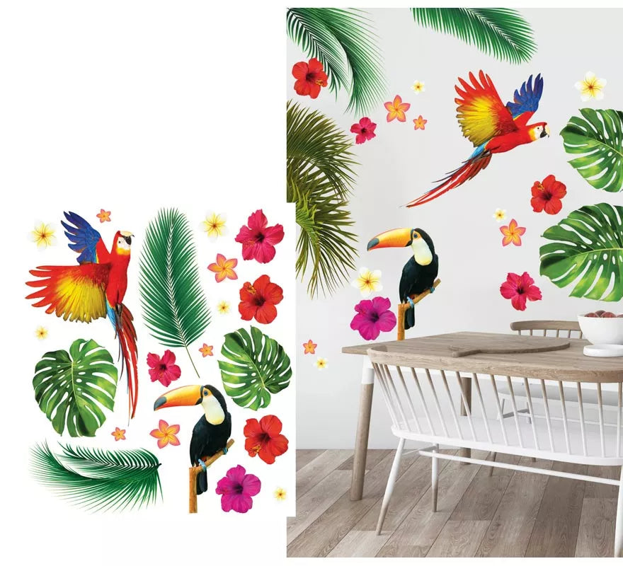 Translation missing: fr.Pegatinas Tropical para pared de 70x80 cm