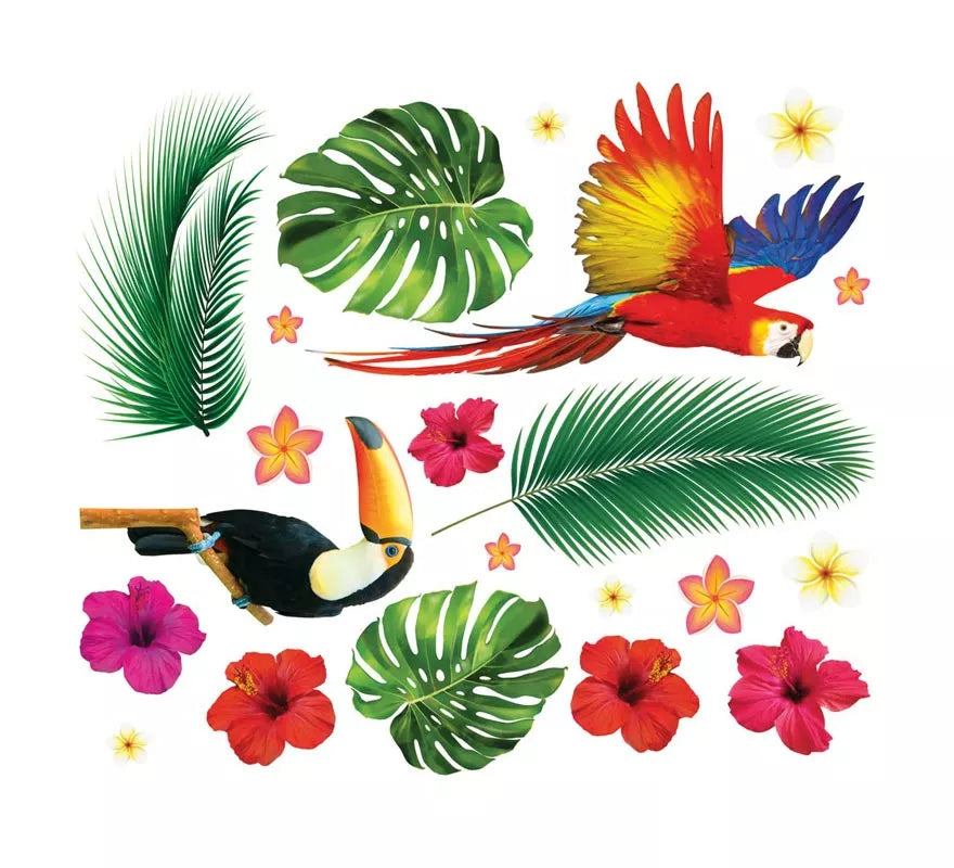 Translation missing: fr.Pegatinas Tropical para pared de 70x80 cm
