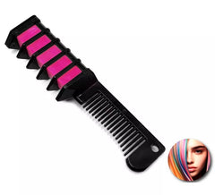 Peigne à craie à mèche fuchsia