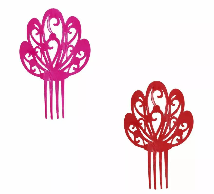 Translation missing: fr.Peineta de Sevillana Flor de 19 cm en varios colores