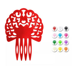 Peigne moyen de couleurs assorties de 14,5 cm