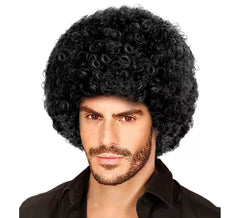 Perruque Afro Classique Noire Adulte