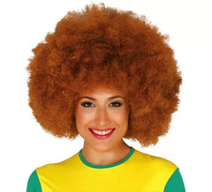 Perruque Afro Extra Grande Disco Châtaigne