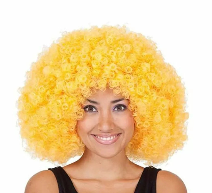 Peluca Afro Extra grande en varios colores
