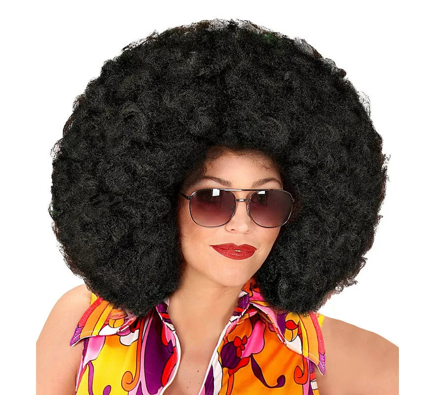 Translation missing: fr.Peluca Afro Gigante en varios colores en caja