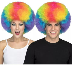 Peluca Afro Multicolor Extra grande