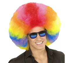 Perruque afro surdimensionnée multicolore de haute qualité