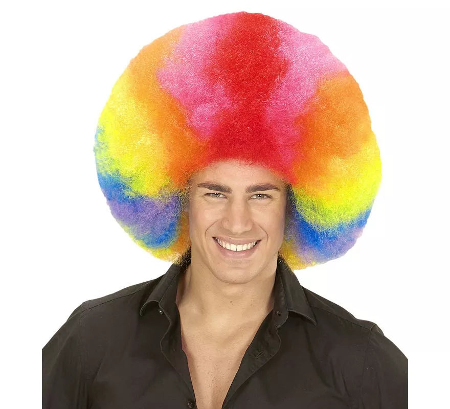 Translation missing: fr.Peluca Afro Sobredimensionada multicolor de alta calidad