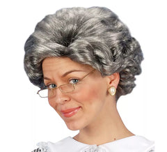 Perruque grand-mère Agatha adulte