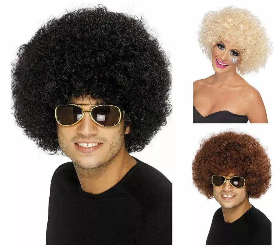 Translation missing: fr.Peluca Años 70 o Funky Afro de 120 gr en varios colores