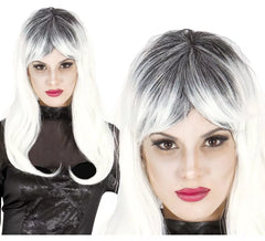 Perruque Blanche de Zombie pour Halloween