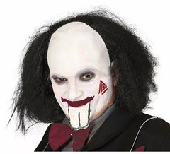Perruque chauve aux cheveux noirs Killer Player