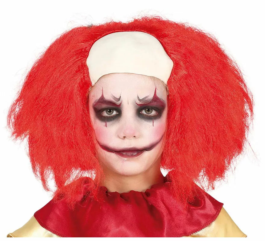 Translation missing: fr.Peluca Calva con Pelo Rojo de Payaso Infantil
