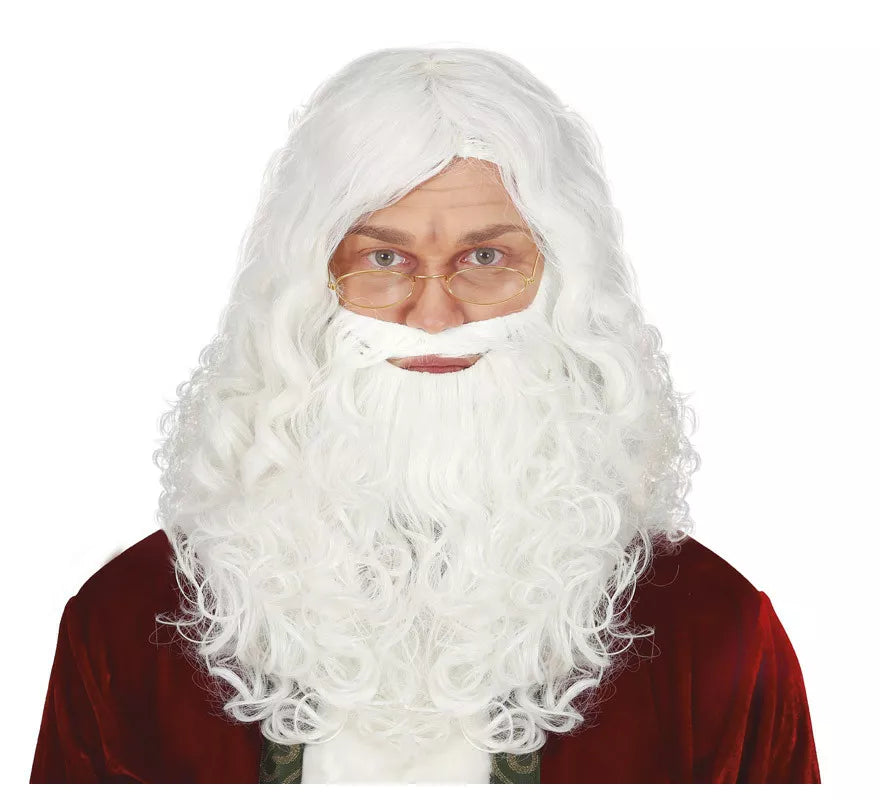 Translation missing: fr.Peluca con Barba de Noel larga en caja