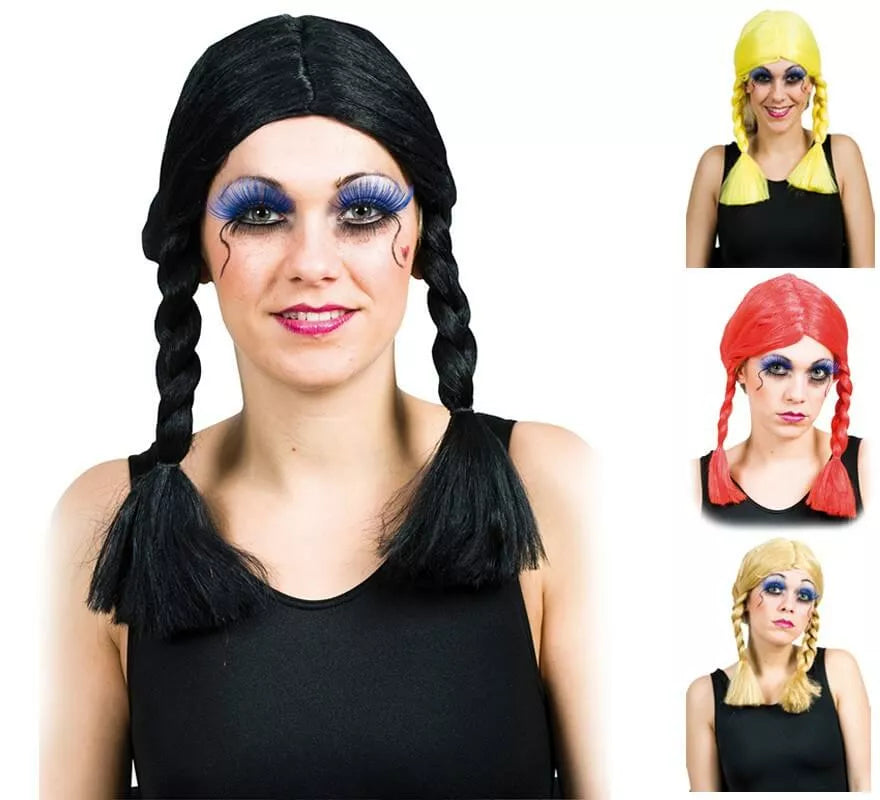 Translation missing: fr.Peluca con Trenzas en varios colores