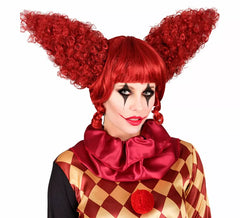 Perruque Arlequin Rouge
