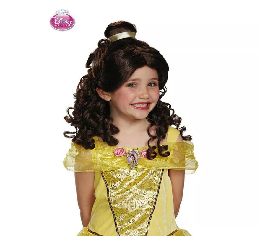 Translation missing: fr.Peluca de Bella Disney la Bella y la Bestia infantil