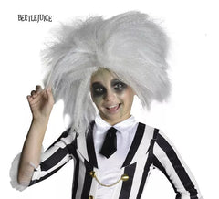 Perruque Bitelchús blanche pour enfants