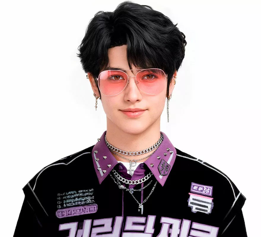 Translation missing: fr.Peluca de Demonio Ídolo K-Pop