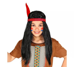 Perruque Indienne Longue Enfant