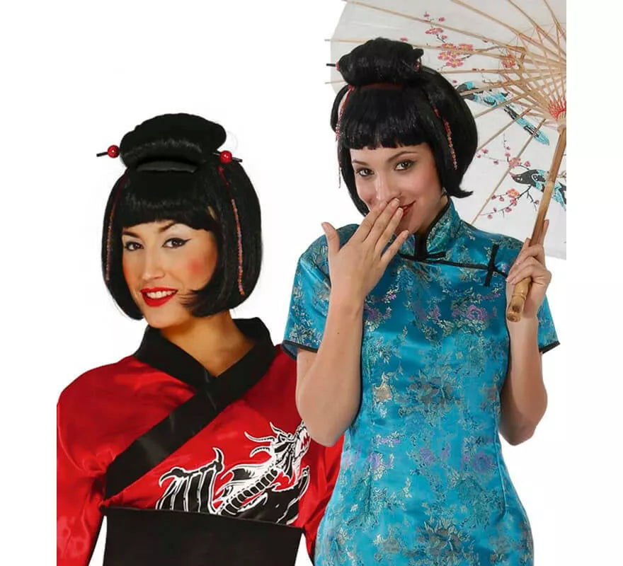 Translation missing: fr.Peluca de Japonesa o Geisha para mujer