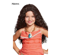Perruque Moana Disney Deluxe pour enfants