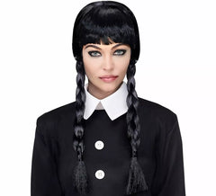 Perruque Sinister Girl avec tresses