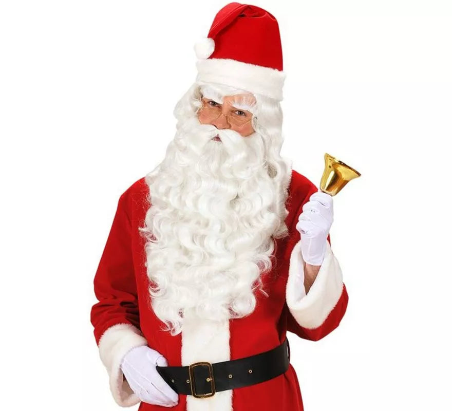 Translation missing: fr.Peluca de Papá Noel con Barba, Bigote y Cejas