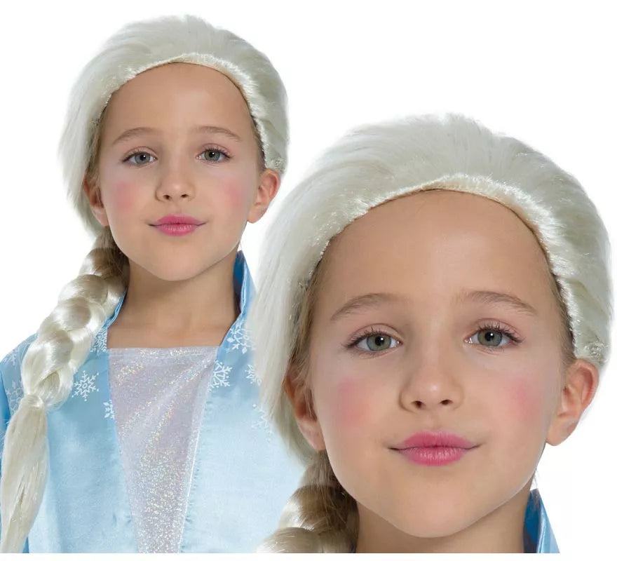 Translation missing: fr.Peluca de Princesa de hielo infantil