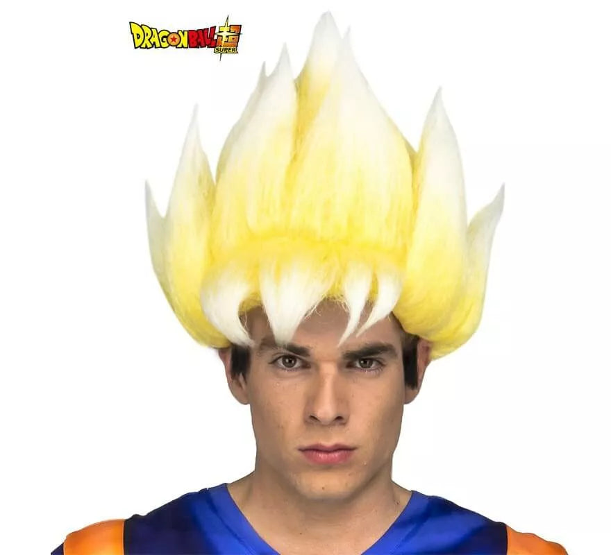 Translation missing: es.Peluca de Saiyan Son Goku de Dragón Ball en caja para hombre