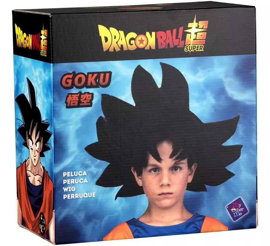 Translation missing: fr.Peluca de Son Goku de Dragón Ball en caja para niño