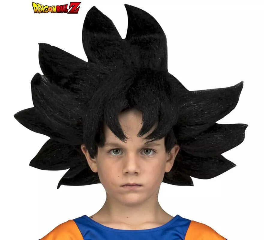 Translation missing: fr.Peluca de Son Goku de Dragón Ball en caja para niño