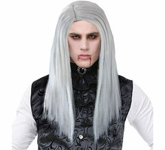 Perruque de vampire blanche