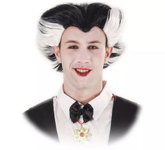 Perruque Vampire Blanche et Noire Halloween