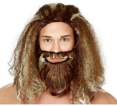Perruque Viking Marron