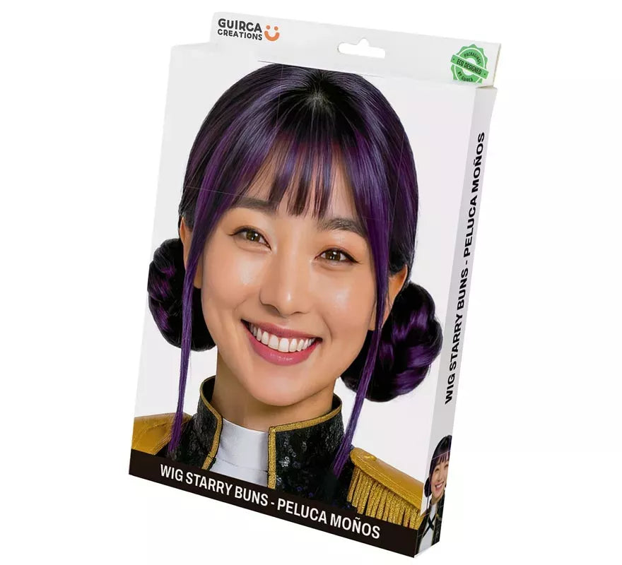 Translation missing: fr.Peluca con moños de Cantante K-Pop