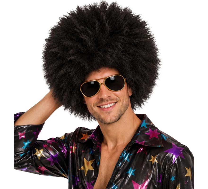 Peluca Extra Grande Afro en varios colores