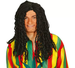 Perruque Jamaïcain Noire avec des Rastas