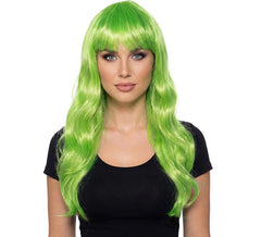 Perruque Longue Fluorescente disponible en plusieurs coloris