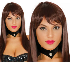 Perruque Lisse Marron