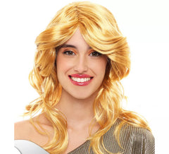 Perruque blonde disco