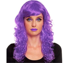 Perruque Ondas violet foncé avec frange